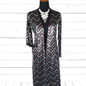 Shimmering Chevron LuLaRoe Elegant Sarah Cardigan